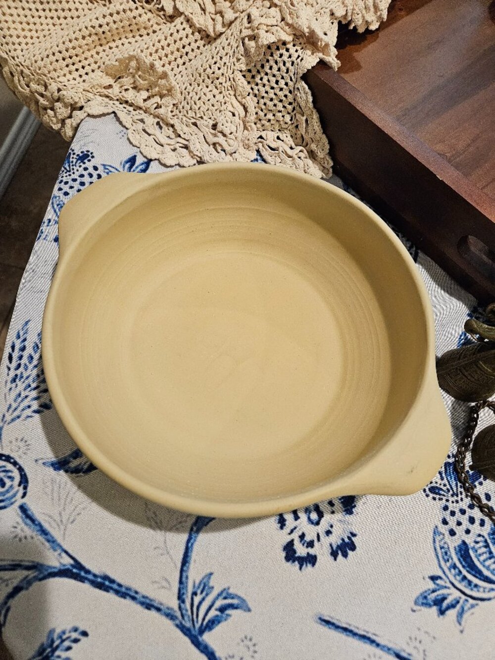 King Arthur Clay Bread Baking Bowl Made In USA